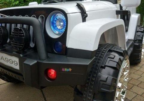 Auto na Akumulator Jeep WXE1688 2-osobowy Biały