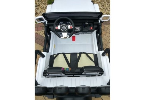 Auto na Akumulator Jeep WXE1688 2-osobowy Biały
