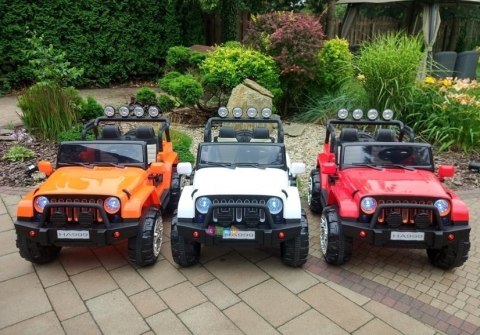 Auto na Akumulator Jeep WXE1688 2-osobowy Biały