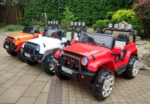 Auto na Akumulator Jeep WXE1688 2-osobowy Biały