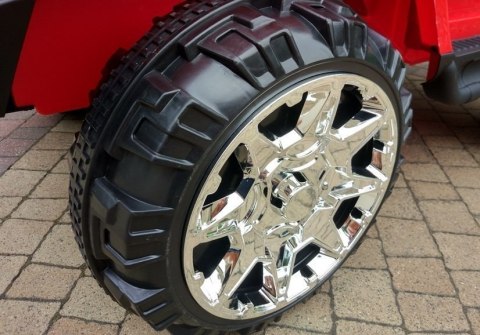 Auto na Akumulator Jeep WXE1688 2-osobowy Czerwony