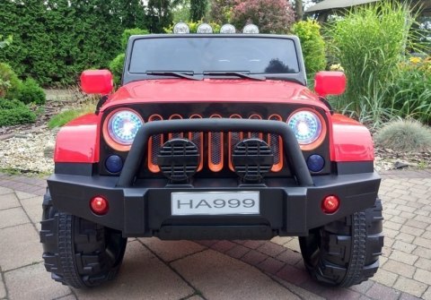 Auto na Akumulator Jeep WXE1688 2-osobowy Czerwony