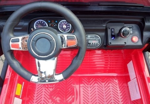 Auto na Akumulator Jeep WXE1688 2-osobowy Czerwony