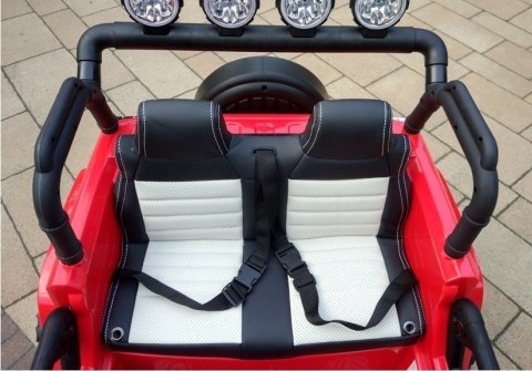 Auto na Akumulator Jeep WXE1688 2-osobowy Czerwony