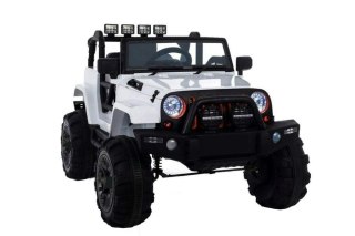 Auto na Akumulator Jeep WH88 Biały Koła EVA