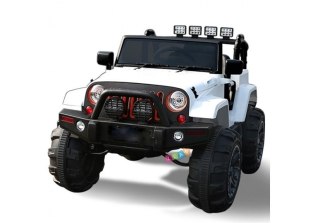 Auto na Akumulator Jeep WH88 Biały Koła EVA