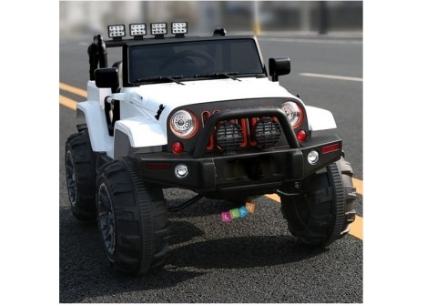 Auto na Akumulator Jeep WH88 Biały Koła EVA
