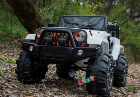 Auto na Akumulator Jeep WH88 Biały Koła EVA