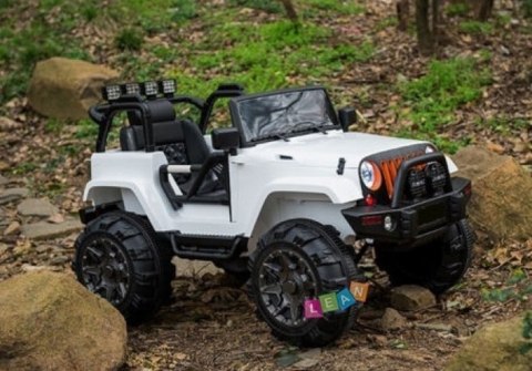Auto na Akumulator Jeep WH88 Biały Koła EVA