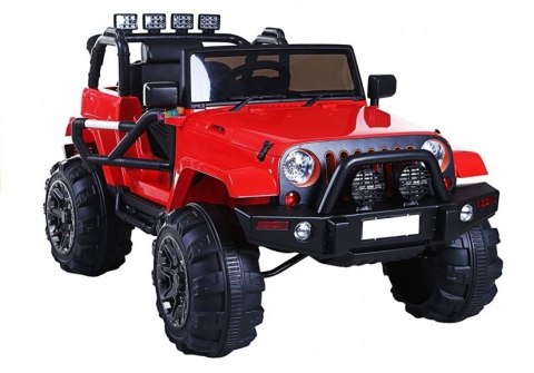 Auto na Akumulator Jeep WH88 Koła EVA Czerwony
