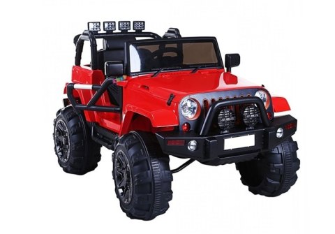 Auto na Akumulator Jeep WH88 Koła EVA Czerwony