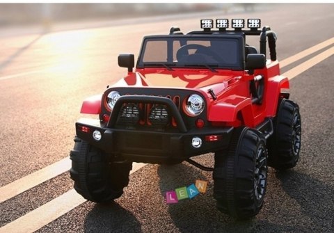 Auto na Akumulator Jeep WH88 Koła EVA Czerwony