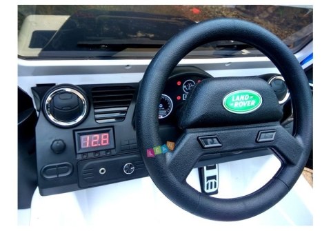 Auto na Akumulator Land Rover 12V Biały