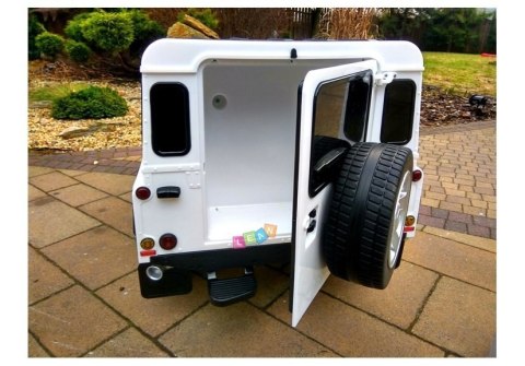 Auto na Akumulator Land Rover 12V Biały
