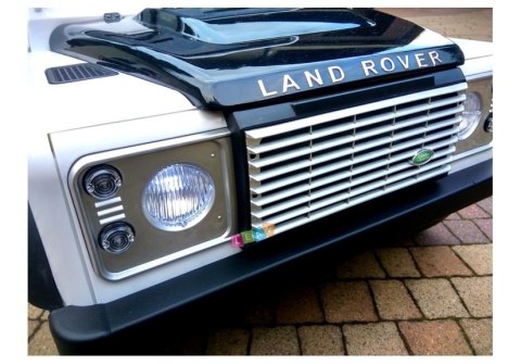 Auto na Akumulator Land Rover 12V Biały