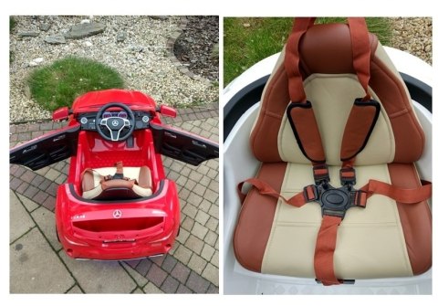 Auto na Akumulator Mercedes CLA czerwony