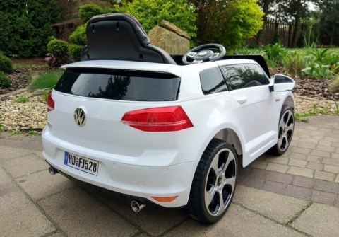 Auto na Akumulator Volkswagen Golf Biały