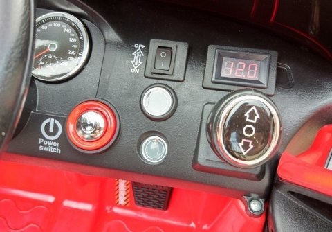 Auto na Akumulator Volkswagen Golf Czerwony