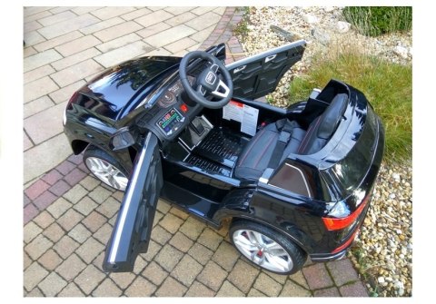 Auto na akumulator AUDI Q7 czarne lakierowane