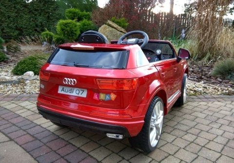 Auto na akumulator AUDI Q7 czerwone lakierowane