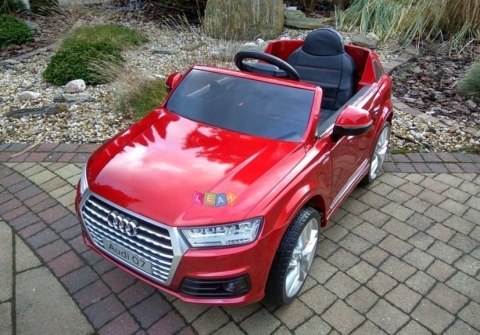 Auto na akumulator AUDI Q7 czerwone lakierowane