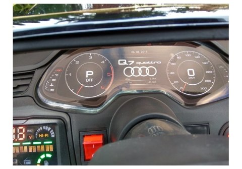 Auto na akumulator AUDI Q7 niebieskie