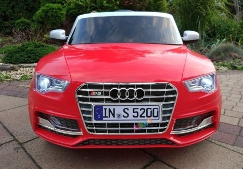 Auto na akumulator Audi S5 czerwone