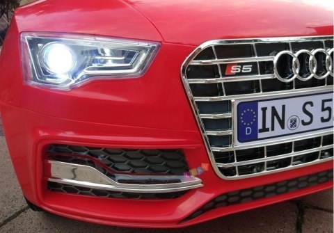 Auto na akumulator Audi S5 czerwone
