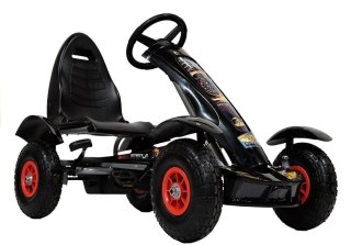 Gokart GM18 Czarny Pompowane Koła