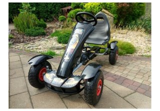 Gokart GM18 Czarny Pompowane Koła