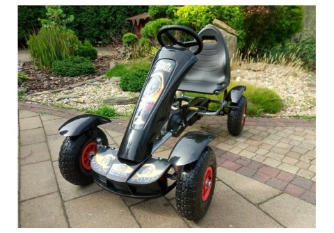 Gokart GM18 Czarny Pompowane Koła