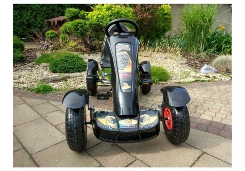 Gokart GM18 Czarny Pompowane Koła