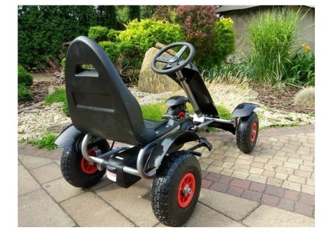 Gokart GM18 Czarny Pompowane Koła
