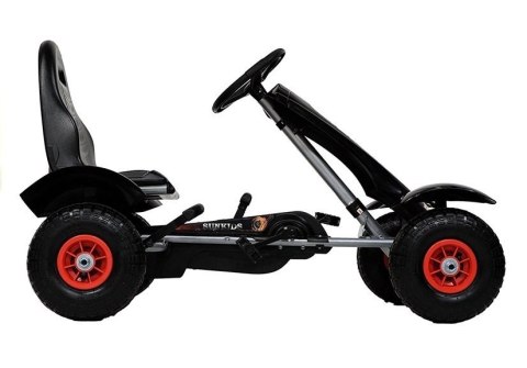 Gokart GM18 Czarny Pompowane Koła