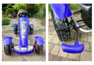 Gokart GM18 Niebieski Pompowane Koła