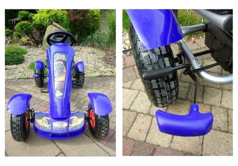 Gokart GM18 Niebieski Pompowane Koła