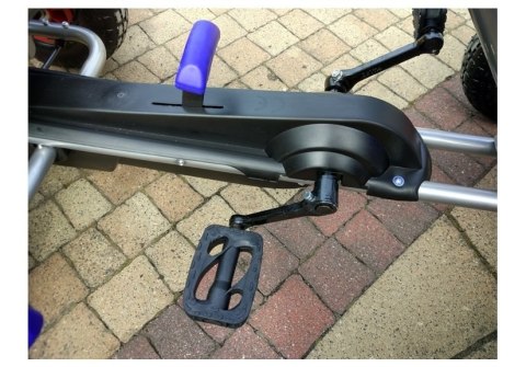 Gokart GM18 Niebieski Pompowane Koła