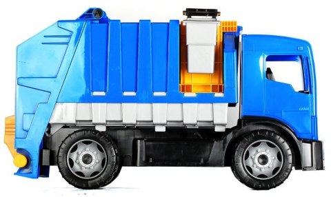 Śmieciarka LENA z Kontenerem i Koszem Niebieska