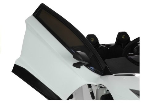 Auto na akumulator Lamborghini Białe