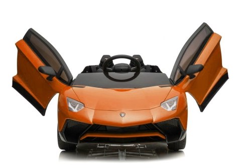 Auto na akumulator Lamborghini Pomarańczowe