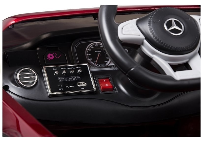 Auto na Akumulator Mercedes S63 Czerwony Lakierowany