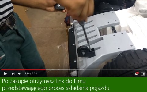 Duży Pojazd RAW SUV Czerwony