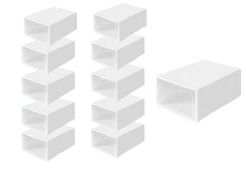Przeźroczysta Szafka Na Buty Organizer Pudełka 10 Szt