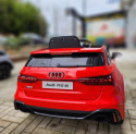 Auto na akumulator AUDI RS6 czerwone