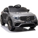 Auto na akumulator Mercedes GLC 4x4 Lakierowany srebrny + POWIĘKSZONY AKUMULATOR 12V9Ah