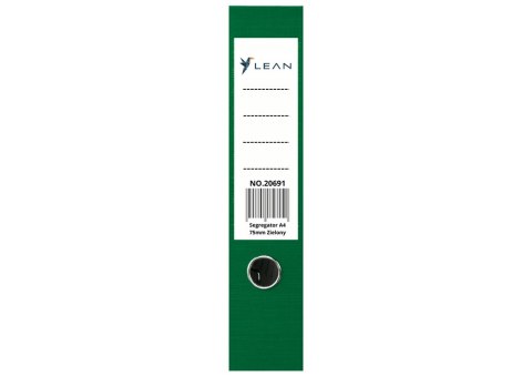 Segregator A4 75mm zielony