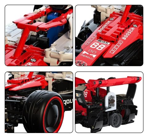 Zestaw Klocków Bolid 1185el. Czerwony