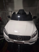 Auto na Akumulator Mercedes GLC 63S Biały 2x45W + POWIĘKSZONY AKUMULATOR 12V9Ah