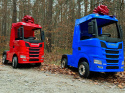 Auto na akumulator TIR Ciężarówka Scania R-SERIE 500 4x4 Czerwona