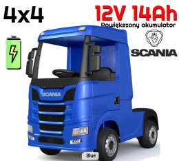 Auto na akumulator TIR Ciężarówka Scania R-SERIE 500 4x4 Niebieska